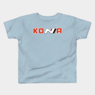 Kona N (Bigger) Red Kids T-Shirt